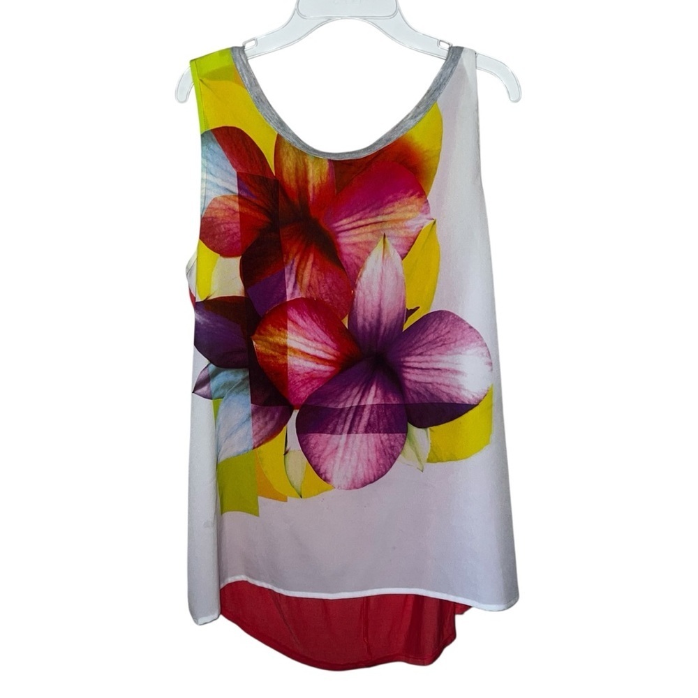 Apt. 9 Sleeveless Shirt Floral Print Size Medium